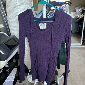 Reflex No. 717 Los Angeles California 1997 Women’s Purple Knit Jacket Medium